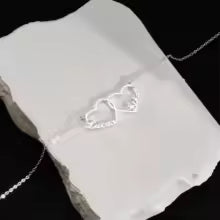 Dainty Heart Chain Necklace – Personalized Name Necklace | Gift for Her